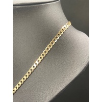 Unisex 9ct Yellow Gold Curb Link Necklace