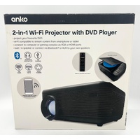 Anko KJM-301 2 in 1 WiFi Projector with DVD Player