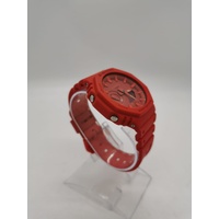 Casio G-Shock GA2100-4A Carbon Core Red Analog Digital Watch Shock Resistant