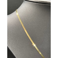 Ladies 18ct Yellow Gold Snake Link Necklace
