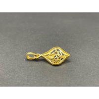 Ladies 21ct Yellow Gold Fancy Pendant