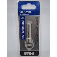 P&N 20.5mm 90° Three Flute HSS Countersink Bit Drill Tool Metal Wood