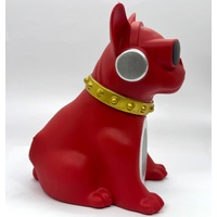 Bulldog Wireless Bluetooth Speaker Portable Red Dog Stereo