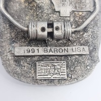 Harley Davidson Eagle H403 Belt Buckle 1991 Baron USA Vintage HD Collectible