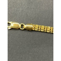 Unisex 22ct Yellow Gold Fancy Link Necklace