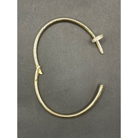 Ladies 18ct Yellow Gold Round Bangle