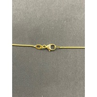 Ladies 18ct Yellow Gold Snake Link Necklace