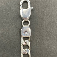 Mens 925 Sterling Silver Curb Link Bracelet