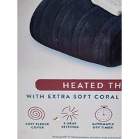 Tontine Sweet Dreams Heated Throw 160x120cm 9 Heat Settings Soft Fleece