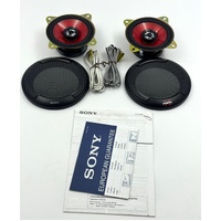 Sony Xplod XS-F1022 4 inch 80W 2-Way Car Audio Speakers Pair Durable