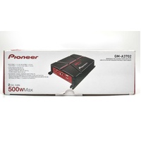 Pioneer GM-A3702 2 Channel Bridgeable Amplifier 500W Max Car Audio Amp