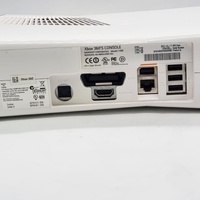 Microsoft Xbox 360 S 320GB Console 1439 White with Controller and Leads
