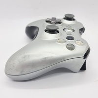 Microsoft Xbox 360 Silver Wireless Controller Model 1403 Special Edition