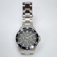 Chisel 5827022 Mens Silver Stainless Steel Analog Watch Quartz Classic