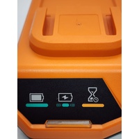 AEG A18DPC 18V Dual Charger with 5.0Ah and 8.0Ah Batteries Fast Charge