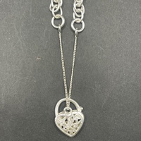 Ladies 925 Sterling Silver Byzantine Link Bracelet