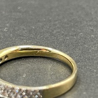 Ladies 18ct Yellow Gold Diamond Cluster Ring