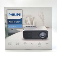 Philips Neopix Start+ NPX245 Mini Projector 650 LED Lumens HDMI USB Micro SD