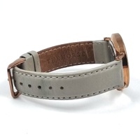 The Horse Classic Ladies Watch Rose Gold Grey Leather Strap Minimalist