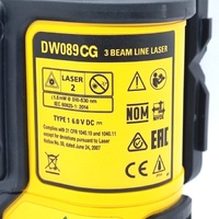 DeWalt DW089CG 3 Beam Line Laser Green Laser with Clamp and Manual