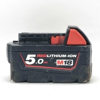 Milwaukee M18 18V RedLithium-Ion 5.0Ah Extended Capacity Battery Pack M18B5