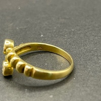 Ladies 18ct Yellow Gold Diamond Ring