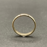 Mens 9ct Yellow Gold Plain Wedding Band Ring
