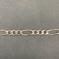 Mens 9ct Yellow Gold Figaro Link Bracelet