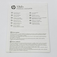 HP 10bII+ Digital Financial Calculator