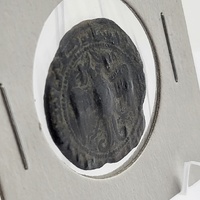 Islamic Zengid Sinjar Imad al-Din Zengi II AE Dirham Double Eagle Coin