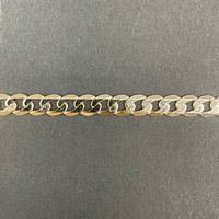Mens 9ct Yellow Gold Curb Link Bracelet