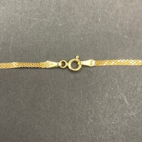 Ladies 18ct Yellow Gold Fancy Link & Heart Pendant Necklace