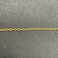 Child's 18ct Yellow Gold Belcher Link ID Bracelet