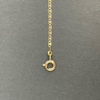 Child's 18ct Yellow Gold Anchor Link Religious Bracelet