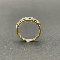 Ladies 9ct Yellow Gold Diamond Cluster Ring