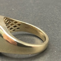 Men's 10ct Yellow Gold Signet Ring