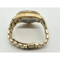 Seiko V198-0AB0 44mm Gold Plated Diamond Coutura Solar Perpetual Watch