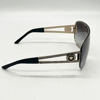 Versace VE2166 Rock Icons Sunglasses Pale Gold Frame Grey Gradient Lens