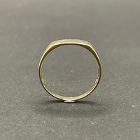 Mens 9ct Yellow Gold Signet Ring
