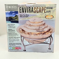 HoMedics Envirascape Crystal Steps Relaxation Fountain with Light WFL-CRYS