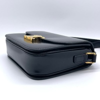 Celine Paris Triomphe Shiny Calfskin Handbag with Certificate of Authenticity