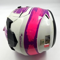 O'Neal Five Series Distortion Motocross Helmet Pink White Size Youth SM