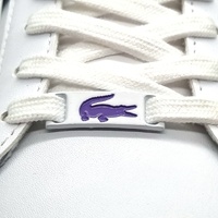 Lacoste Carnaby 222 1 SFA Womens Sneakers White Purple Leather US 9