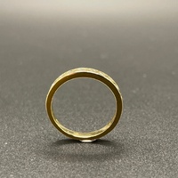 Ladies 18ct Yellow Gold Natural Diamond Band Ring