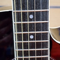 Krafter M39CBK Acoustic Guitar Black Steel String 39 Inch Full Size
