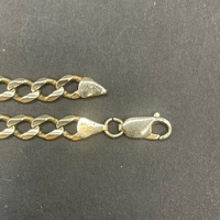 Unisex 9ct Yellow Gold Curb Link Bracelet
