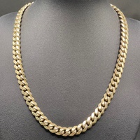 Unisex 925 Sterling Silver Curb Link Necklace