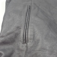 Torque Black Leather Motorcycle Jacket XXXL Biker Cruiser Touring