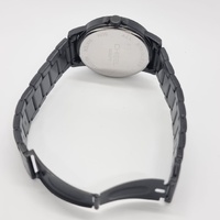 Large View Chisel Black Tone with Multifunction Dial Bracelet Men's Watch 5829276