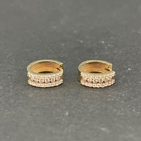 Ladies 9ct Yellow Gold Huggie Earrings